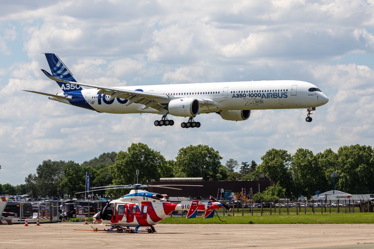 Airbus A350 at Paris Air Show 2019
