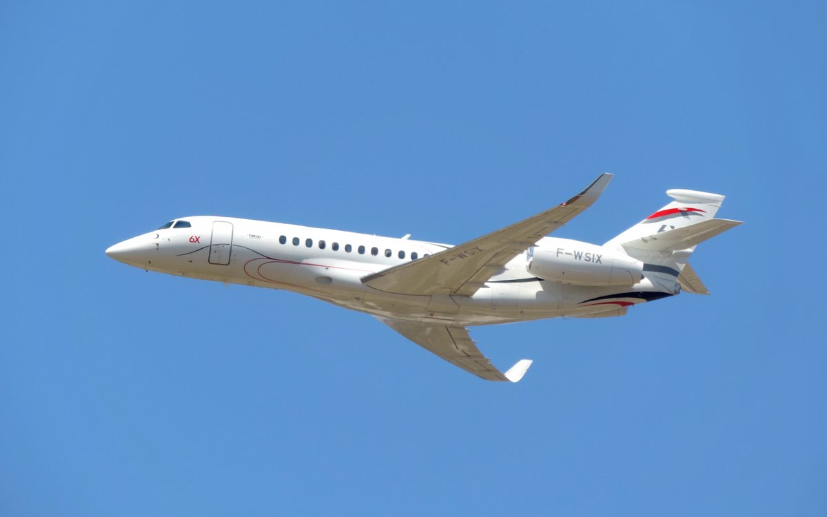 Dassault Falcon 6X at Paris Air Show 2025